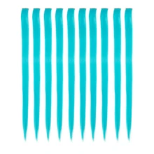 Aigemei, накладные волосы на заколках, розовые, красные, синие, фиолетовые, шиньоны для женщин, синтетические волосы, 20 дюймов, одиночные, длинные, прямые