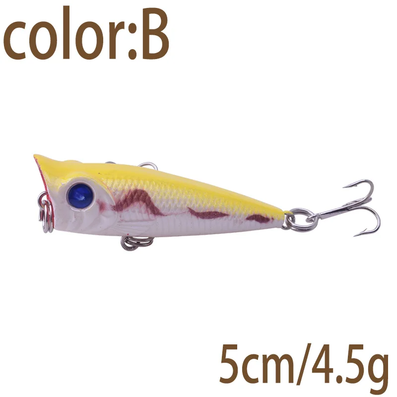 1 шт. рыболовные приманки 5 см 4 г|topwater bait|crank baitcrankbait minnow |