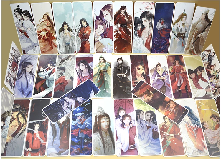 36 Pcs Set Chinese Anime Tian Guan Ci Fu Paper Bookmark Book 36 Pcs Set Chinese Anime Tian Guan Ci Fu Paper Bookmark Book