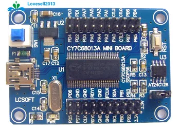 

1Pcs EZ-USB FX2LP CY7C68013A USB Core Board Development Board USB Logic Analyzer With I2C Serial SPI