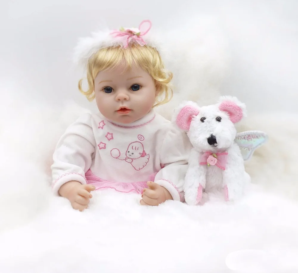 

55cm bebe girl reborn babies dolls toys silicone vinyl real Newborn baby angel Dolls for children gift bonecas reborn brinquedos