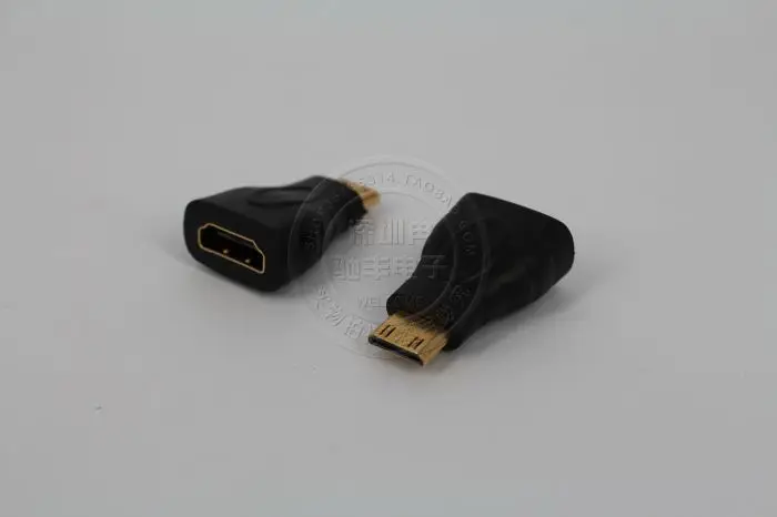 

Mini HDMI male to HDMI male adapter HDMI adapter plate HD conversion to small mobile phone support 3D
