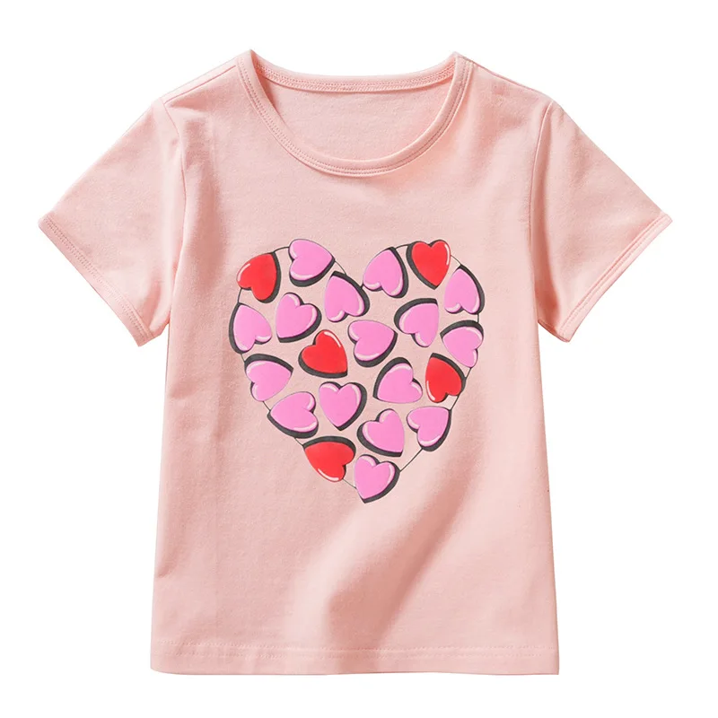 Summer Children T shirt Kids Girl Print Short Sleeve T shirts For Kids ...