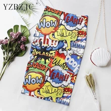 Женские юбки-карандаш Harajuku с разноцветным рисунком да! Буквы с высокой талией с принтом тонкие миди Сплит Сексуальные женские Falda