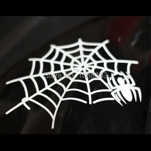 車のスタイリングオートバイヘルメットバイクステッカーおかしい蜘蛛の巣車のステッカーデカール Decal Decor Removable Wall Art Stickers Batmandecal Wall Sticker Aliexpress