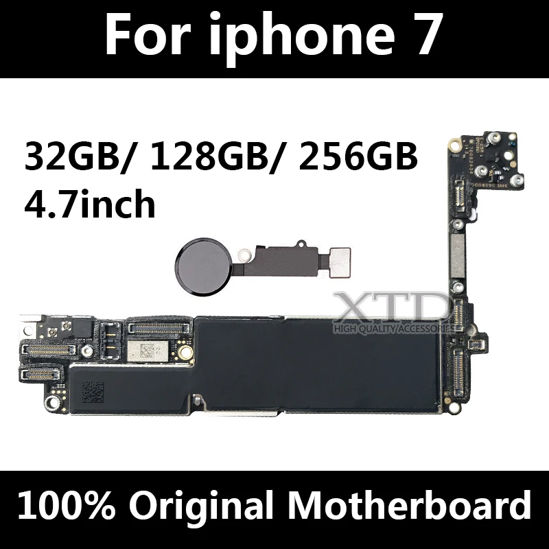 Оригинальная материнская плата для iphone 7 разблокированная телефона с сенсорным
