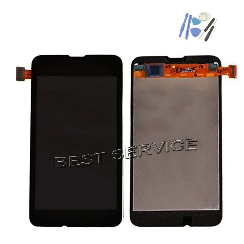 

ЖК-экран с дигитайзером в сборе для Nokia Lumia 530, черный + Инструменты