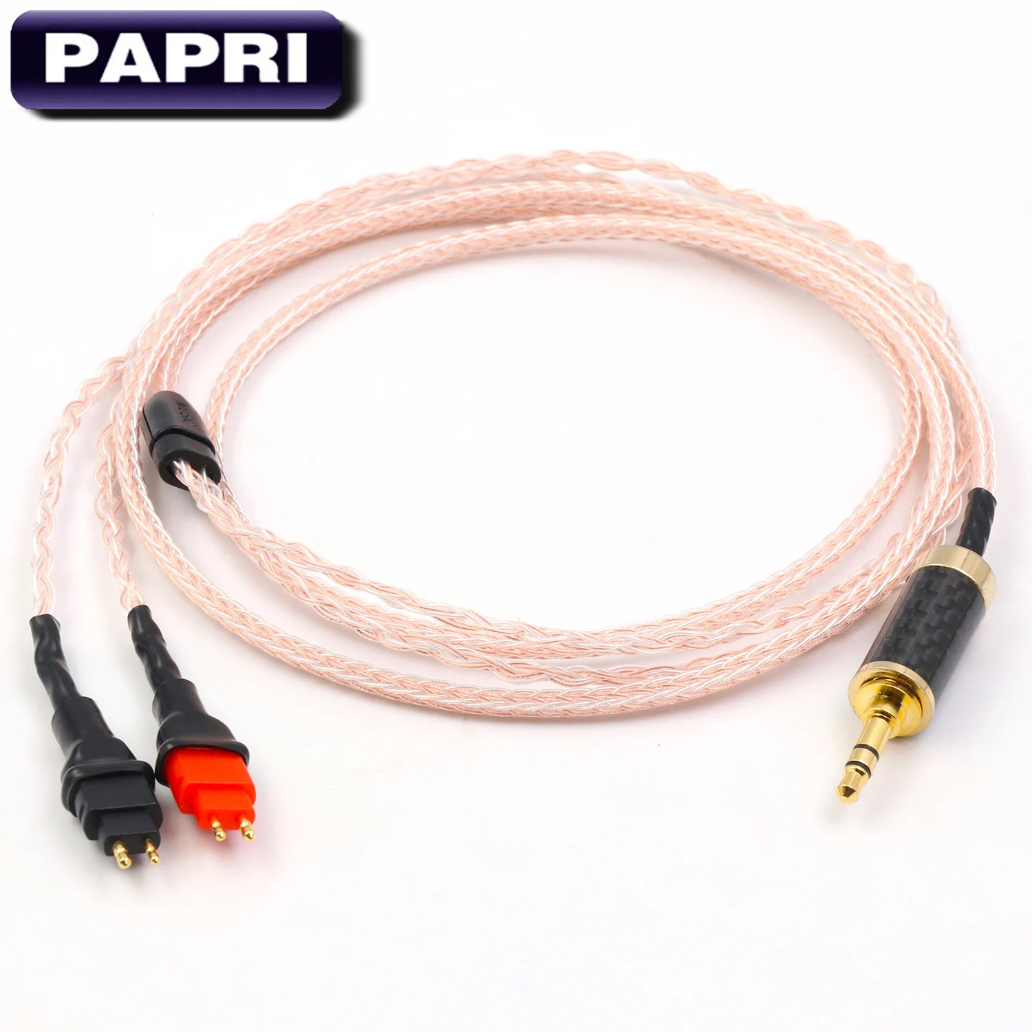 PAPRI 2.5MM/3.5MM /4.4MM 6N OCC+ Silver Plated Headphone Upgraded Replacement Cable For HD600 HD650 HD525 HD545 HD565 HD580 PAPRI 2.5MM/3.5MM /4.4MM 6N OCC+ Silver Plated Headphone Upgraded Replacement Cable For HD600 HD650 HD525 HD545 HD565 HD580