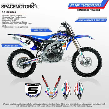 

MotoSpace Customized Team Graphics Backgrounds Decals 3M Stickers For YAMAHA YZF450 YZ WRF WR 2010 2011 2012 2013 091