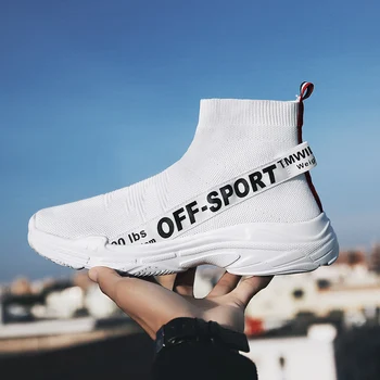 

Men's Casual shoes Outdoor Man Fashion Sneakers Comfortable Light Walking Shoes Trend Autumn Sock Boots Zapatillas Hpmbre Flats