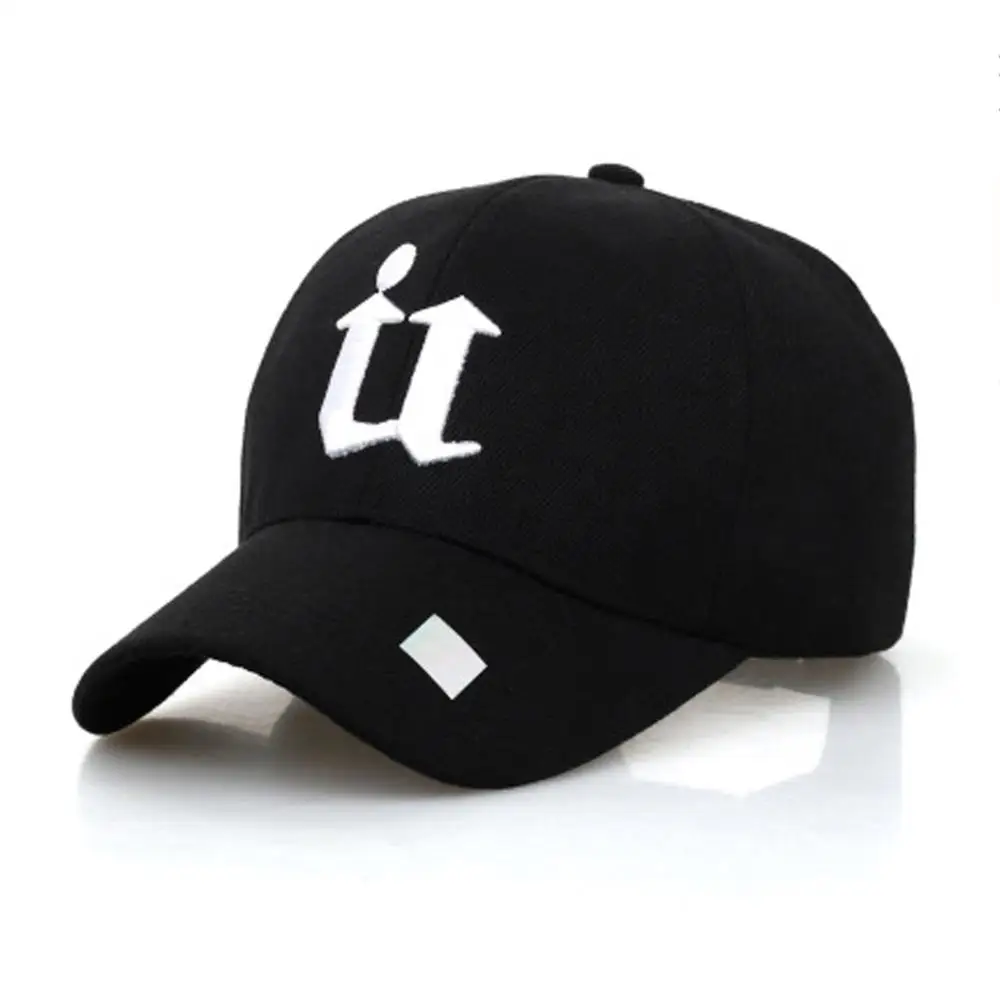 Кепка для гольфа для мужчин и женщин бейсбольная шляпа с буквой U нейтральная для отдыха на открытом воздухе Хип-хоп кепка спортивные шляпы от солнца Распродажа - Цвет: black