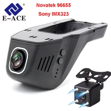 E-ACE Car Dvr Camera Wifi Dash Cam Full HD 1080P Novatek 96655 Sony IMX323 Auto Mini Video Recorder 170 Degree Night vision