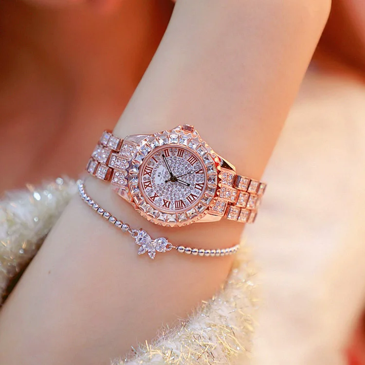 Reloj mujer 2020 женские часы Топ бренд элегантное платье кварцевые бриллиантовые