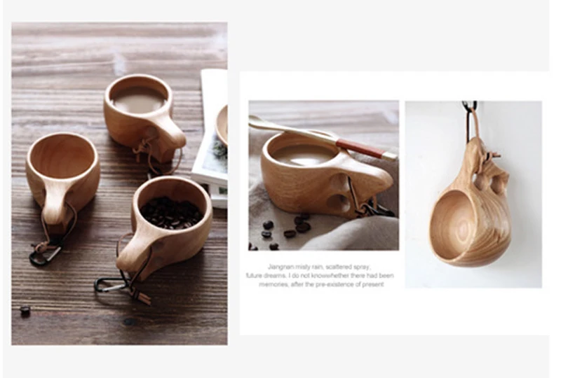 coffee cup wood