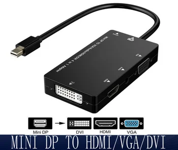 

by dhl or ems 50pcs Mini DP to HDMI VGA DVI Audio Thunderbolt Compatible 1080P Adapter Cable For Apple Macbook