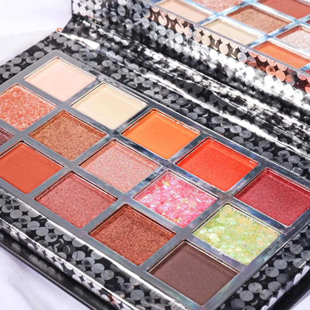 

FRESHME Glitter 15 Color Eyeshadow Palette Beauty Glaze Pigment Shimmer Waterproof Professional Diamond Eye Shadow Set Cosmetic