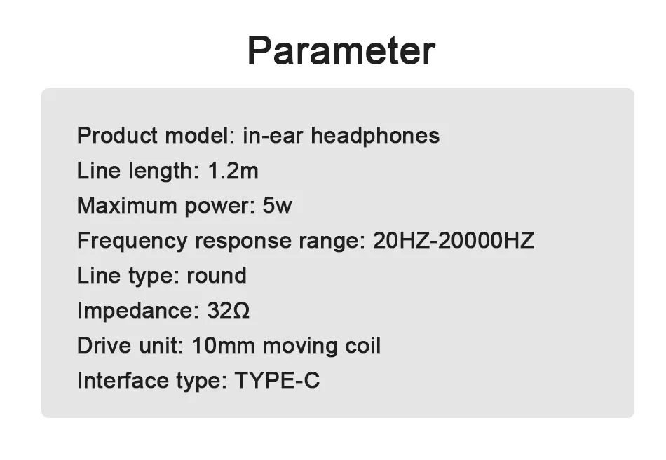 USB Type C Earphone Dynamic Drive Headphone For Xiaomi 6 6X 8 Mix2 Note5 Bass Metal Sport Gaming Earphones With Mic For Samsung10