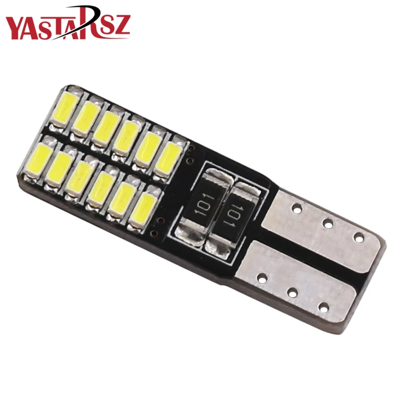 

1pcs T10 W5W LED Canbus 194 168 Led Light Bulbs 4014 24 SMD Car Interiror reading dome lamps Parking Lights Car accessories