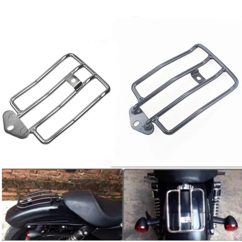 ACZ для Harley Sportster XL 883 1200 XL883 XL1200 2004-2012 Чемодан Перевозчик мотоцикл Raider Chrome Чемодан стеллаж для выставки товаров полка-подставка