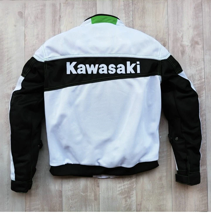 Новый мотоцикл Kawasaki весна лето 2018 Чистая дышащая куртка Локомотив Вождение мотор