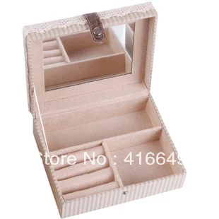 Freeshipping High quality Fashion Imitation Rabbit style Jewelry Box For Cute Girls Jewelry Carrying Case Wholesale