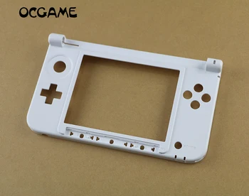 

OCGAME For 3DS XL LL Replacement Hinge Part White frame Bottom Middle Shell / Housing high quality