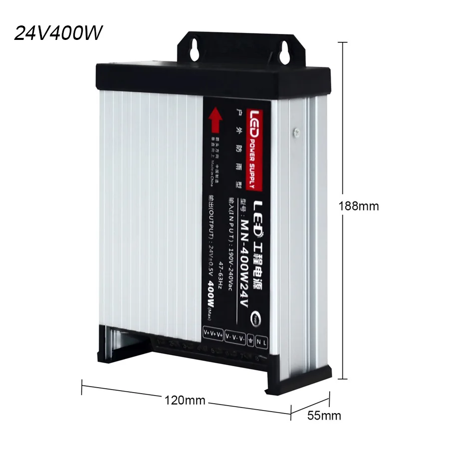 24V400W