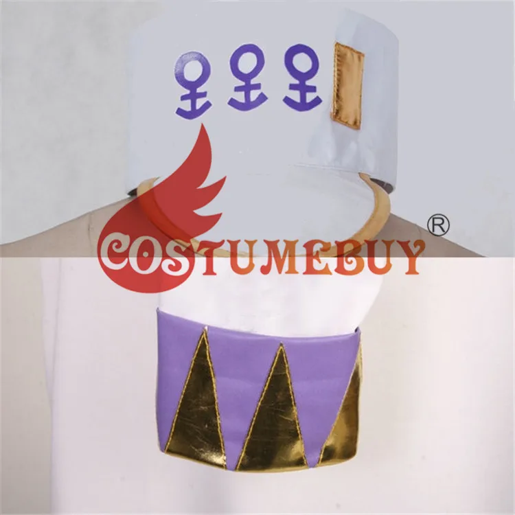 CostumeBuy JoJo невероятное приключение Stardust крестоносцев Kujo Джотаро Косплэй костюм на Хэллоуин Карнавальный полный набор индивидуальный заказ