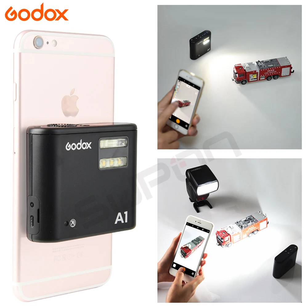 Беспроводная вспышка Godox A1 2 4G система X Постоянный СВЕТОДИОДНЫЙ триггер с