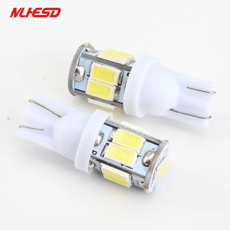 1 шт. автомобиля 12V Светодиодный светильник T10 9smd w5w светодиодный 5630 5730 Smd t10 9
