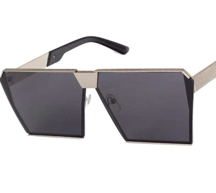 

IMAKEFASHION Square Oversized Sunglasses Flat lens for man and women Shades Mirror Lens UV400 Gafas De So JWW188