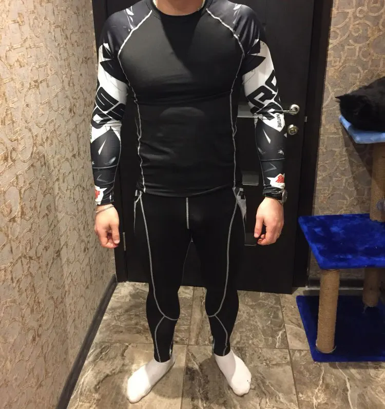 

2017 New Thermal Underwear Sets Thermo Long Johns Mens Winter Warm Compression Quick Dry Pants Clothing For Men Pouch Leggings