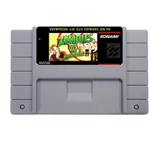 16bit 46pin супер игровая карточка-зомби съели мой сосед