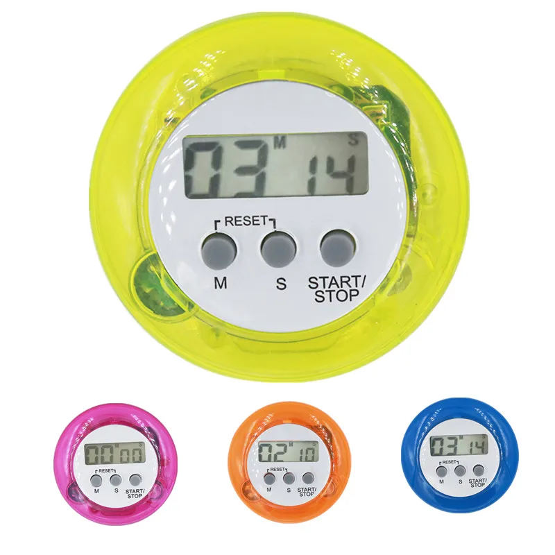 Rodada de Alarme Timer de Contagem Regressiva com Suporte Mais Recente Pesquisa Hot Home Kitchen Count Down up Display Lcd Digital 10% Off 20 Pcs