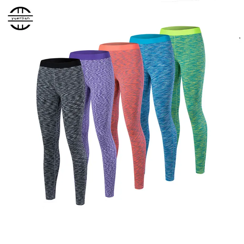 

Yuerlian Hot Elastic Running Pants Compression Skinny Sports Suit Fitness Tight Trousers Gym Training Leggings Women Yoga Pants