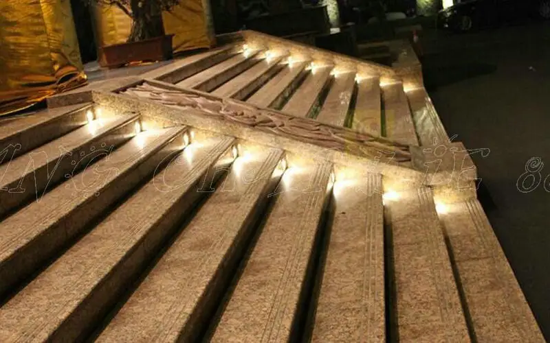 Levou ao ar Livre da Indução do Corredor Lâmpada de Canto Footlight Lâmpada Escada Passo Lateral 3 w Alumínio Fundido 9 Lâmpadas subterrâneas
