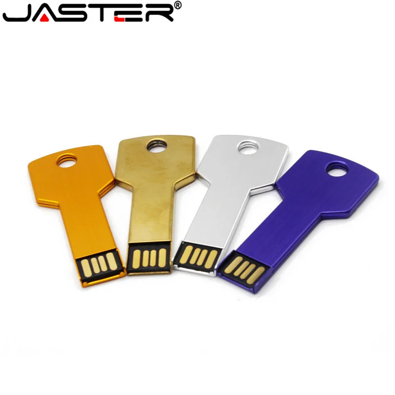 JASTER Key USB флэш накопитель 4 ГБ 8 Заказная лазерная печать логотипа usb флешка 16 32