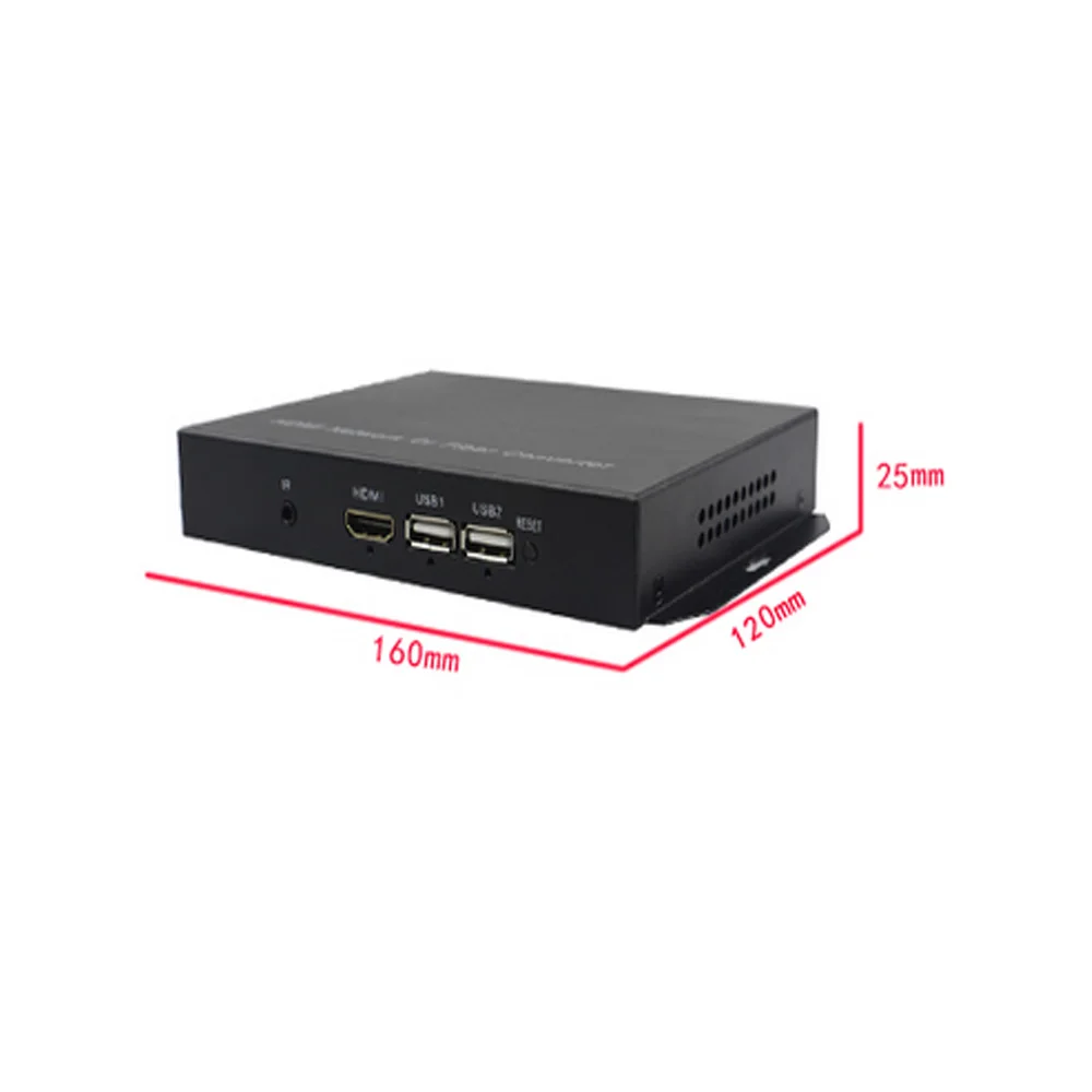 Высококачественный оптический медиа конвертер 1080P HDMI с 2 квм USB2.0 удлинитель