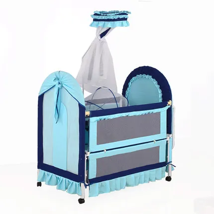 Europeenne Ecologique Tissu Lit Avec Berceau Lit De Bebe Lit Lit Multi But Enfants Jeu Lit Avec Moustique Net Aliexpress