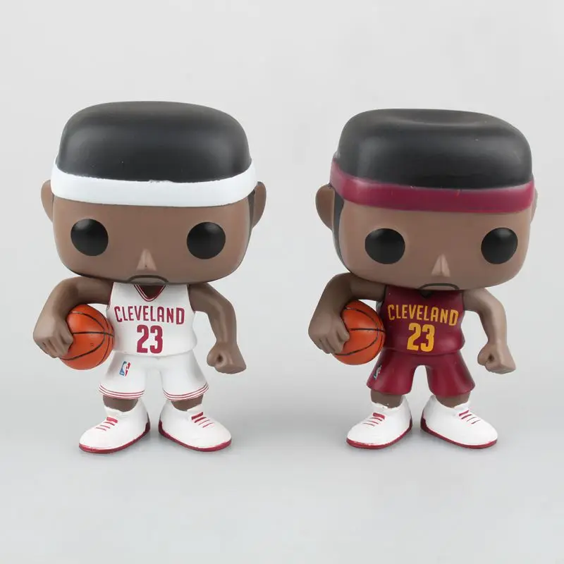 Фигурки героев LeBron James 10 см 2k Los Cleveland Коллекционная модель игрушки для детей|action &