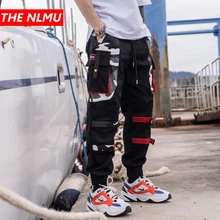 Цветные Лоскутные джоггеры, шаровары для мужчин,, весенние спортивные штаны в стиле хип-хоп, мужские Модные уличные брюки, спортивные штаны, WG279