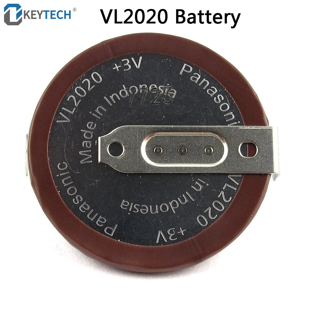

OkeyTech Original New VL2020 3V 20mAh Coin Type Rechargeable 90 Degrees Fillet Lithium Button Cell Battery For BMW E38 E46 E60