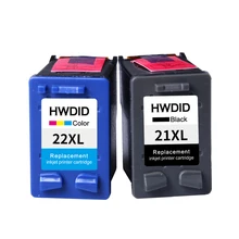 Refilled Ink Cartridge Replacement for hp 21 22 cartridge 21 and 22 for Deskjet 3915 3920 D1320 F2100 F2280 F4180