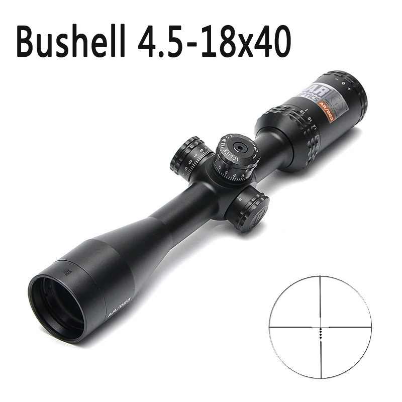 BUSHNELL 4,5-18x40 AR/223 Тактический Riflescope оптический прицел Crosshair Rifle Scope Long Distance охотничьи прицелы для снайперской винтовки - Цвет: 45 18 40