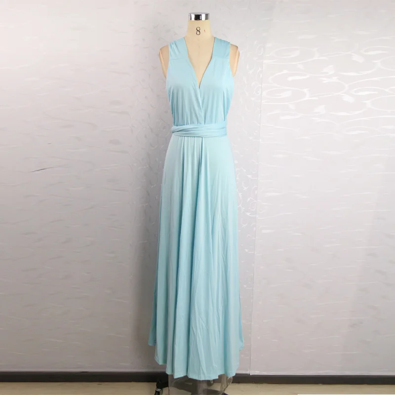 Hot 2016 summer sexy women maxi dress red bandage long dress sexy Multiway Bridesmaids Convertible Dress robe longue femme (17)