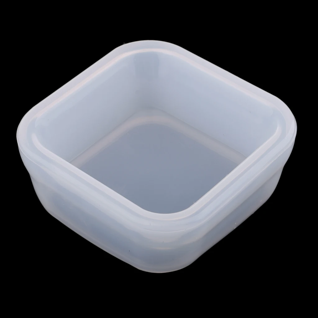 2Pcs Silicone Resin Mold Small Box Container Silicone Mould Resin Art Mold DIY Storage Box Jewelry Making Decorative Craft Mold