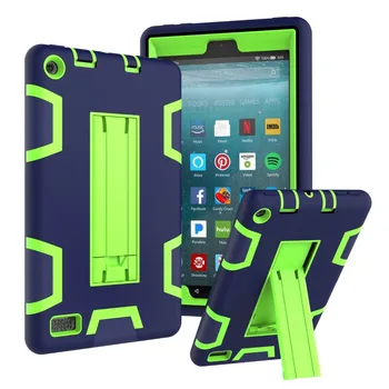 

For 2017 New Kindle Fire 7 Armor Shockproof Hybrid Heavy Duty Protective Stand Cover Case for Amazon Kindle Fire 7 2017