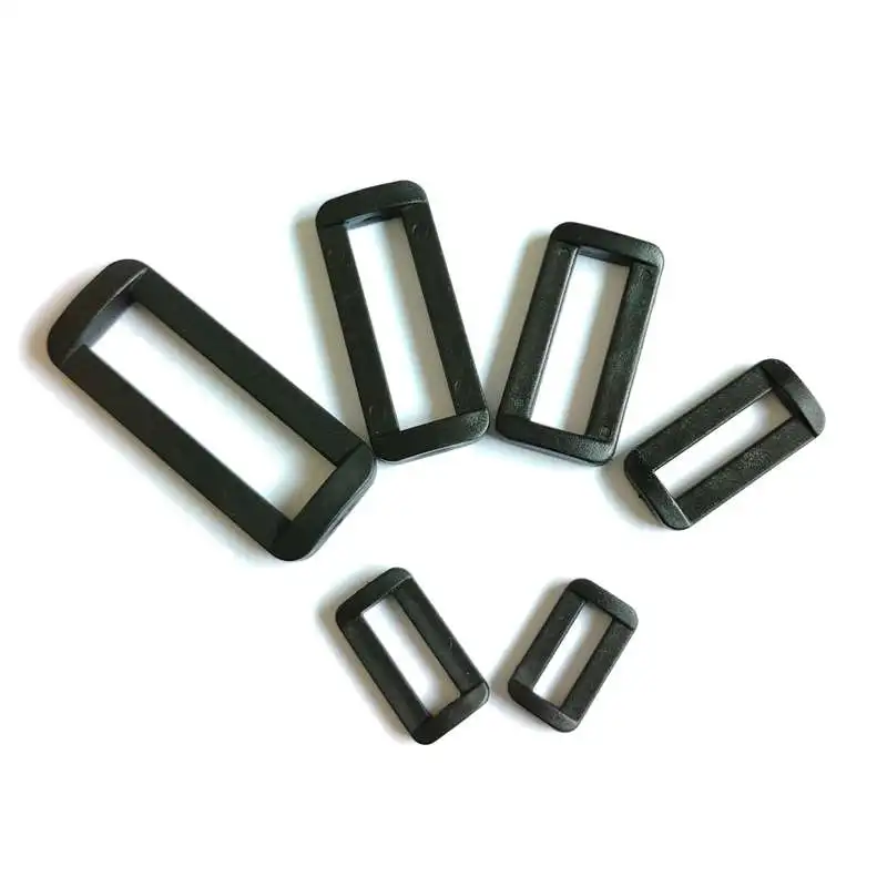 20Pcs Plastic Black 15mm 20mm 25mm Plastic Loops Looploc Rectangle