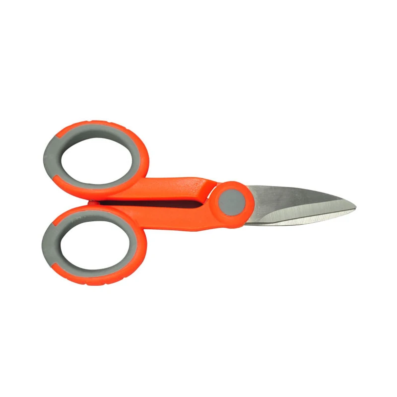 5.5 Inch Multipurpose Fiber Optic Kevlar Shears Scissors Cut Electrical Wire Coax Cable (4)