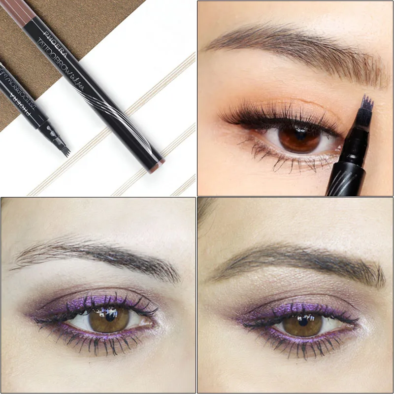 Чернильная ручка PHOERA Artist Micro Tattoo Brow Definer|Средства для роста бровей| |